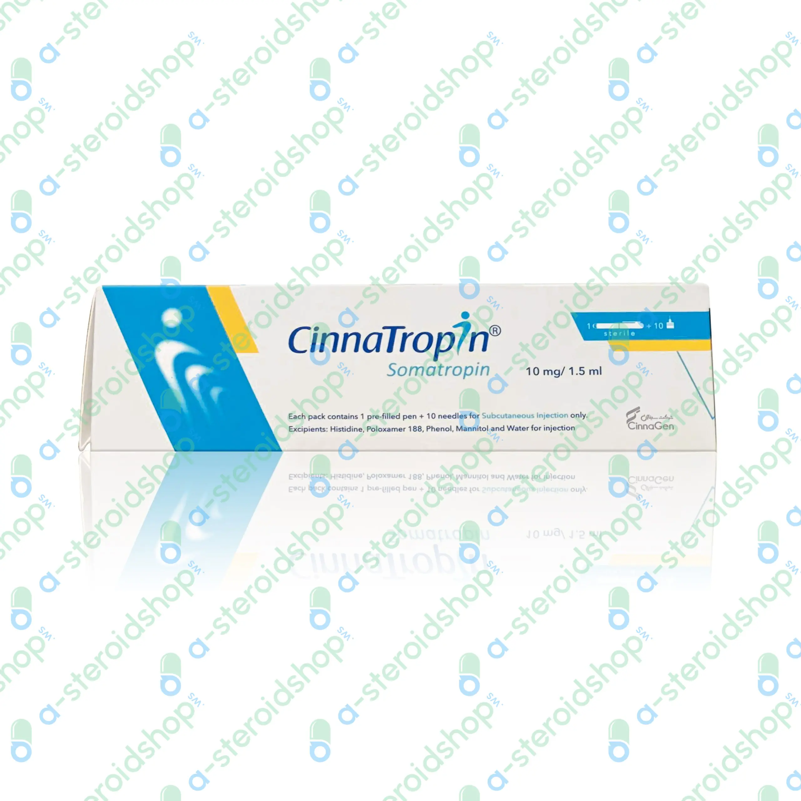 CINNATROPIN HGH 10 MG/1.5 ML (USA Domestic) CINNAGEN IRAN